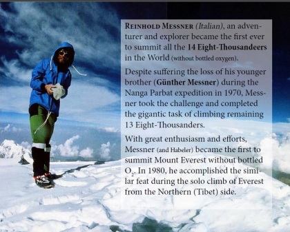Reinhold Messner lo hace a la lista de los 10 mejores alpinistas del mundo
